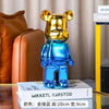 20/28/35cm Aesthetic Bear Figure Stautes Ceramics Violent Bear Figurines Sculptures Decor Luxury Room Decorations Home Ornament