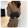 Fashionable Mini Quilted Embossed Chain Shoulder Bag Simple And Versatile Diagonal Crossbody Bag For Women Square Handbag