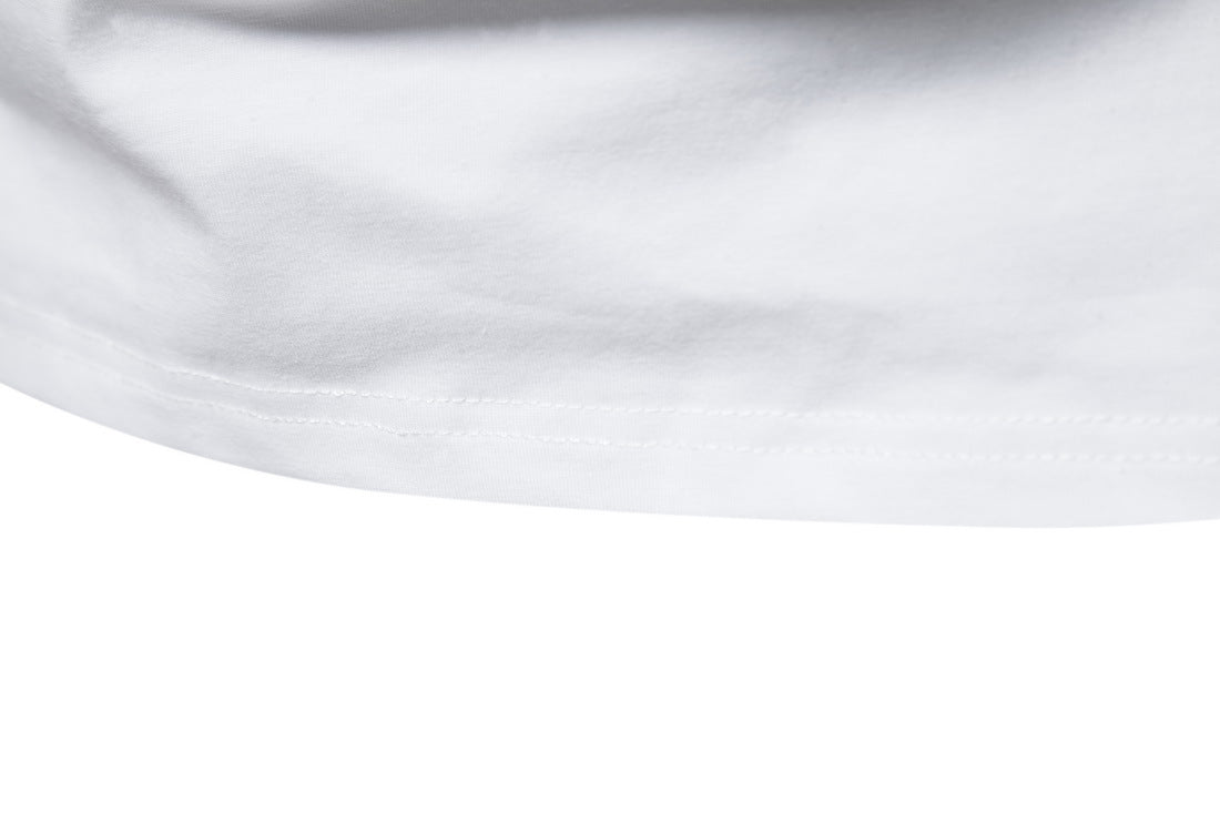 Mens Short Sleeve Henley Shirts Casual Cotton Slim Fit Basic Summer V Neck T-Shirt