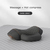 Neck Massager Pillow Cervical Orthopedic Pillow Lifting Traction Relax Hot Compress Vibration Massage Neck Pain Relief