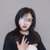 Lolita Gothic One Eye Mask Cosplay Anime Halloween Party Costumes Prop Fancy Dress Christmas Lady Girls Heart Eyewear Xmas Gifts