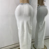 Luxury Crystal Diamonds Top Skirt Two Pieces Women's Bandage Sets White Black Knitted Celebrity Evening Birthday Party Outfit