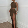 Dulzura Women 2024 Summer Tank Tops Long Skirts Party Club Vacation Two Piece Matching Sets Outfits Wholesale Items For Business
