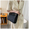 Ladies Fashion Large Capacity Chain Bag Retro Square Tote Bag Diamond Texture Shoulder Crossbody Daily Hundred Underarm Handbag
