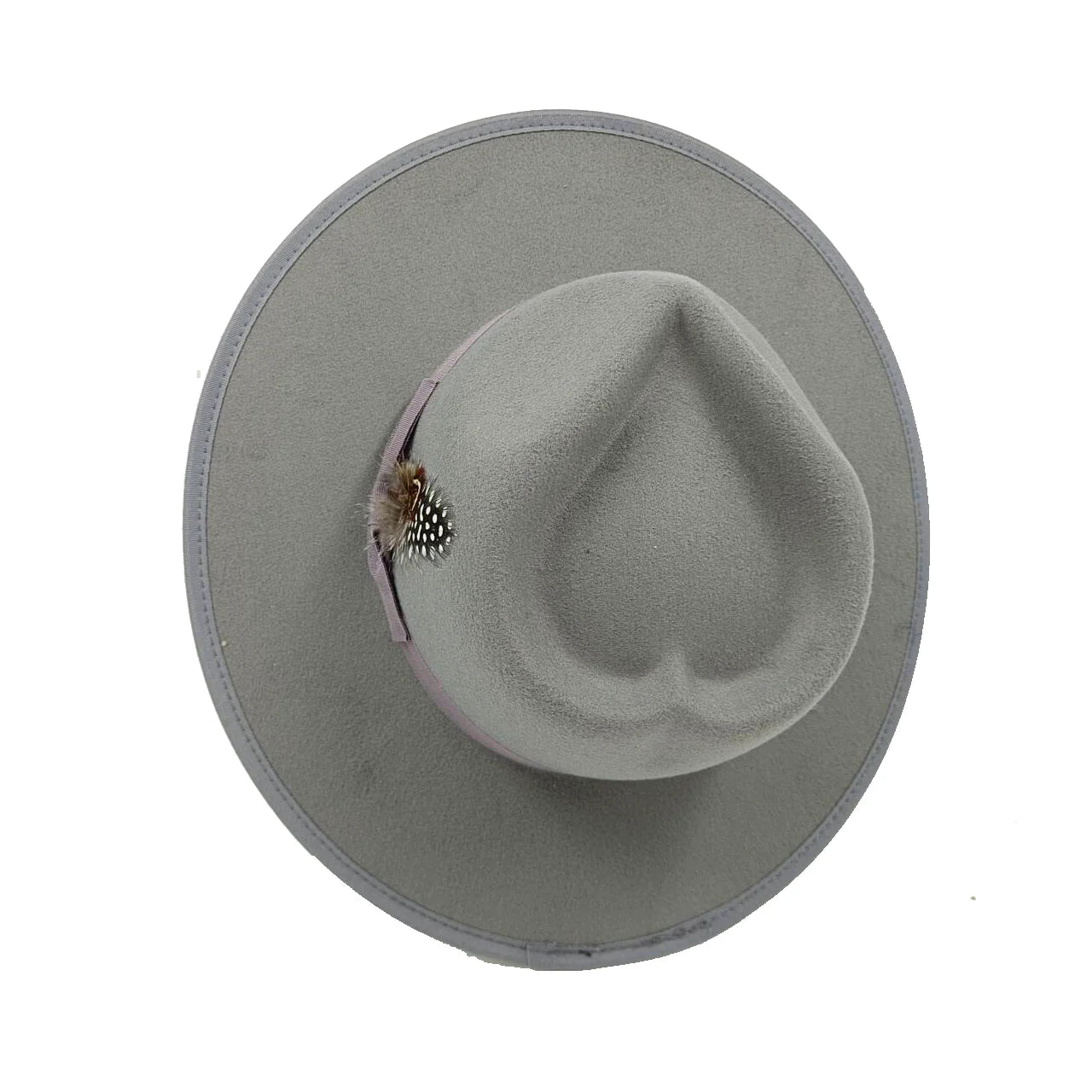 Fedora hat nubuck leather elastic webbing concave top wide brim hat for men and women autumn and winter hat  sombrero hombre
