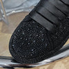 Brand Women's Sneakers Luxury Rhinestones Women Causal Shoes Designer Platform Sport Shoes Fashion Comfort Women Shoes Plus Size