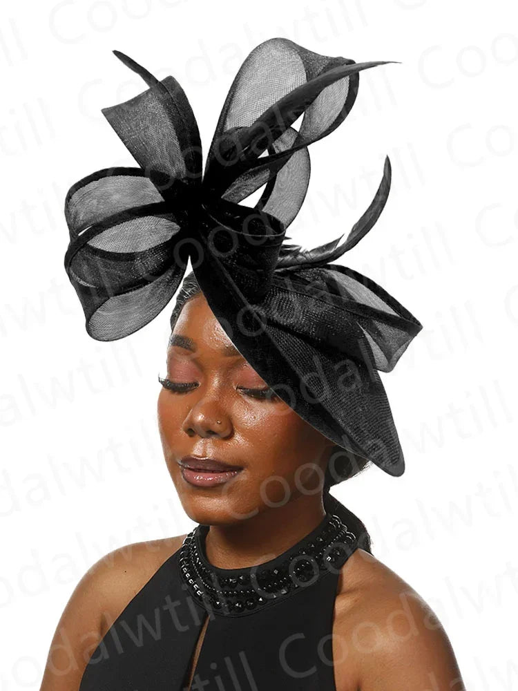 Mesh Fascinator Headpiece Women Formal Event Derby Headpiece Ladies Eleagnt Mariage Millinery Cap Fashion Wedding Fascinator Hat