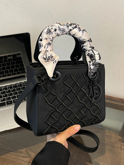 Small And Niche High-End Daifei Handbag For Women 2024 Fashionable New Diamond Grid Handbag, Single Shoulder Crossbody Bag, Chri