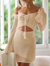 Mesh Crochet Long Beach Shirt Women Solid Cover Up Ladies Long Sleeve Hollow Out 2025 Sexy Beachwear Bathers Swim Bathing Suit