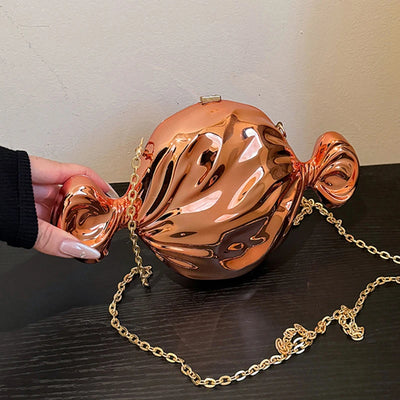 Acrylic Evening Clutch Bag For Women Luxury Shoulder Bag Handbag And Crossbody Bags Party Prom Wedding Shiny Candy Design Purse
