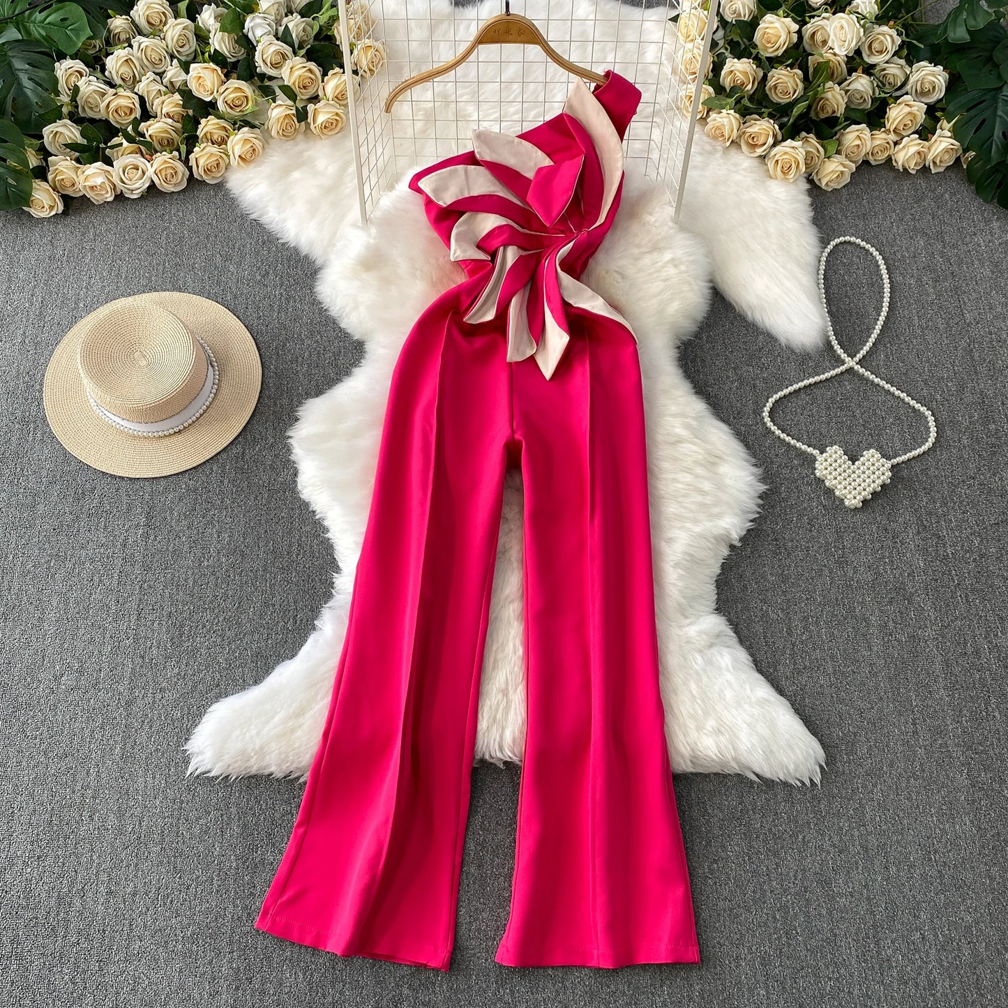 Women Sexy Slim floral Bodysuit Chic Fashion Elastic Bodycon Jumpsuits Elegant Gothic Rompers ceremony dresses