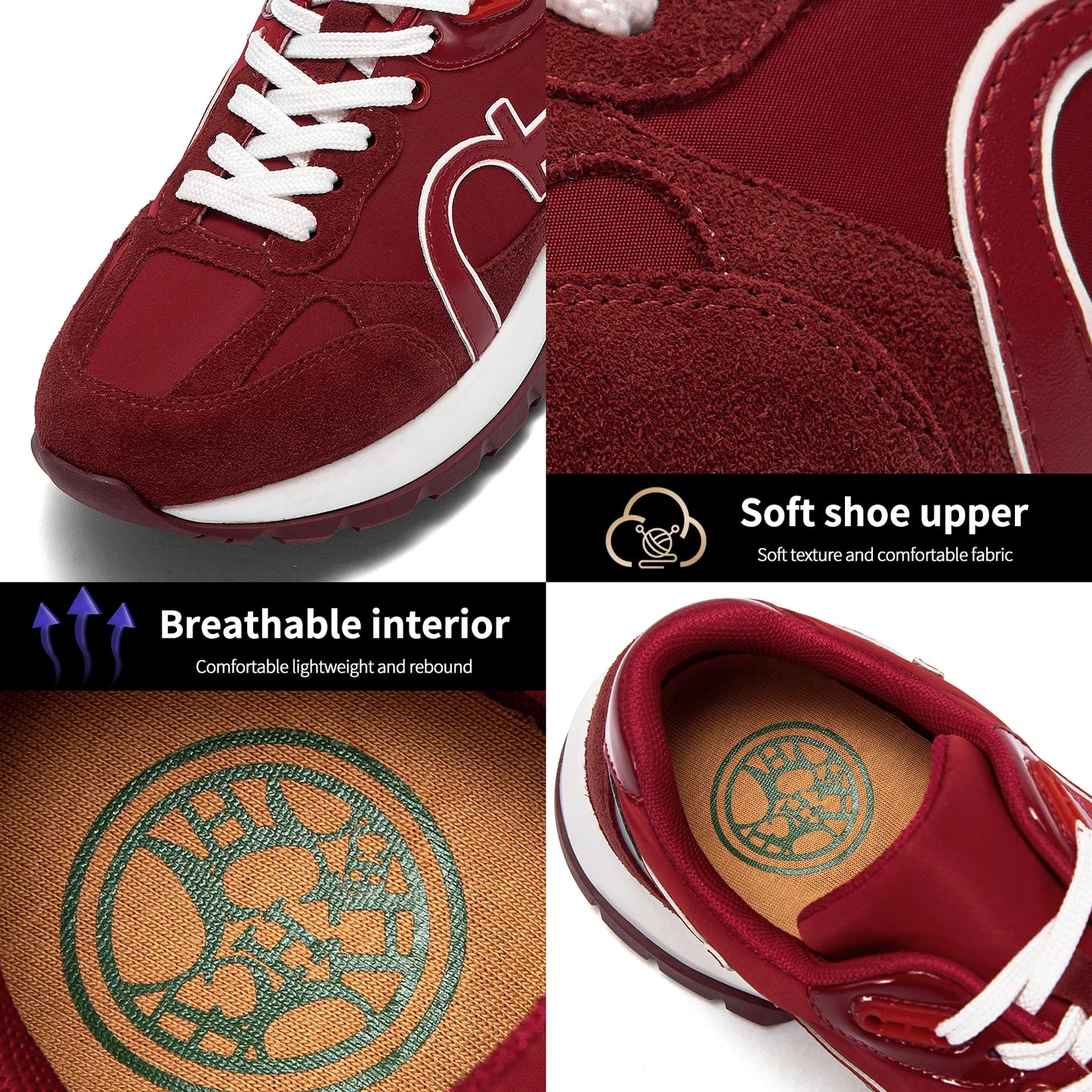 Light Luxury Brand Sneakers Flat Women Casual Shoes Running Tennis Balance Tech Shoes Breathable Comfortable Girls