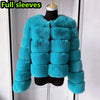 Damenmode Kunstpelzmantel superheiß Herbst Winter Damen kurze Kunstfuchsjacke flauschig hohe Qualität 7XL Damen Pelzmäntel