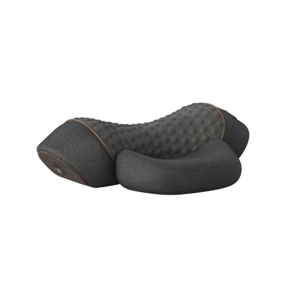 Neck Massager Pillow Cervical Orthopedic Pillow Lifting Traction Relax Hot Compress Vibration Massage Neck Pain Relief