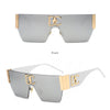 New 2024 Luxury Designer Square Sunglasses Women Fashion Trendy Punk Sun Glasses Ladies Gradient Shades Eyewear Oculos UV400