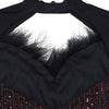 Wishyear Sexy Feather Mesh Patchwork Sequins Night Club Jumpsuits Shorts for Women Glitter Birthday Overalls Christmas Playsuits