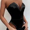 Jumpsuit Women Short Bodysuit smooth monkeys Lingerie Elegant Party overalls luxury Sexy Evening Dresses open back Off Shoulder