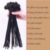 Human Hair Dreadlock Extentions Deep Goddess Human Hair Dread Loc Color Goddess Braids Hair For Black Goddes Loc Youmay Virgin