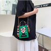 Evening Bags for Women 2024 New Fashionable Leather Shoulder Bag Woman Hard High Quality Hip Hop Party Luxury Designer Handbag