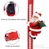 Electric Climbing Ladder Santa Claus Doll with Music, Christmas Tree Hanging Decorations, Christmas Decoration, Kids Xmas Gifts
