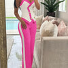 2 Piece Sets Women Outfit Sexy One Shoulder Ruched Top & Casual Straight Leg Pants Suits for Female Spring 2024 Fashion New