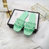 2025 Summer New Women's Slippers Fashion Versatile Holiday Outing One Word Flat Slippers