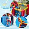 Inflatable Water Slide Giant Kids Water Park w/ Double Slides without Blower