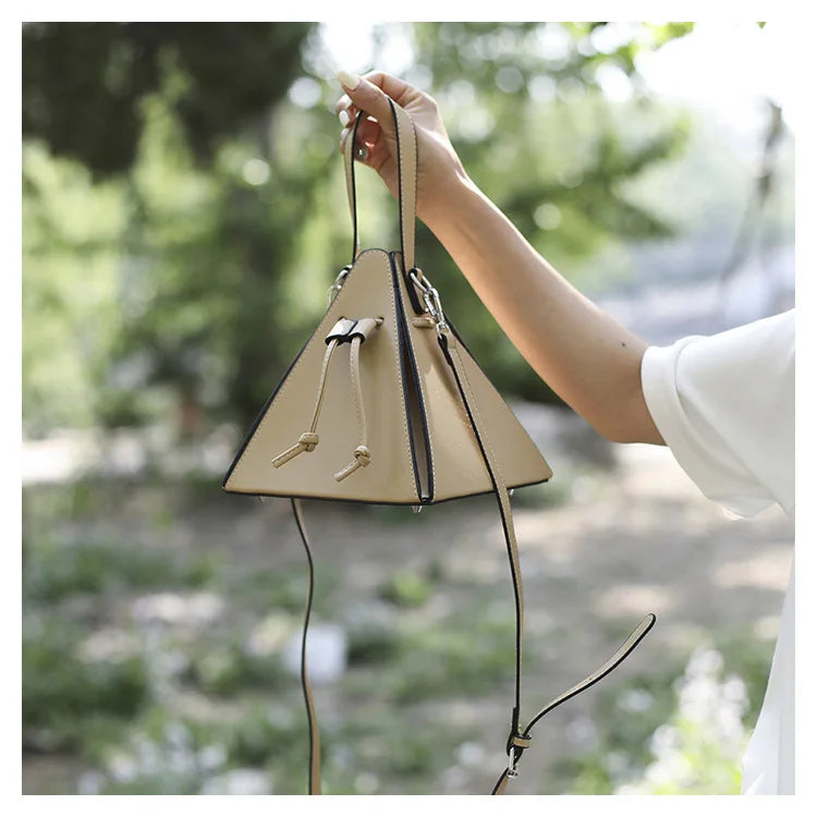 Fashion Ladies Shoulder Bags Handbag Sense of luxury Women Bags High quality Leather Crossbody Bag Designer Female Triangle Bags