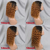 10-16 Inches 200% Density Water Wave Bob Human Hair Wigs  Short Deep Curly Brazilian Remy Human Hair Wigs for Black Women