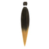 Pre-stretched Braids Synthetic Hair Professional Itch Free Hot Water Setting Fiber 30'' Ombre Yaki Texture Braid Hair Extensions