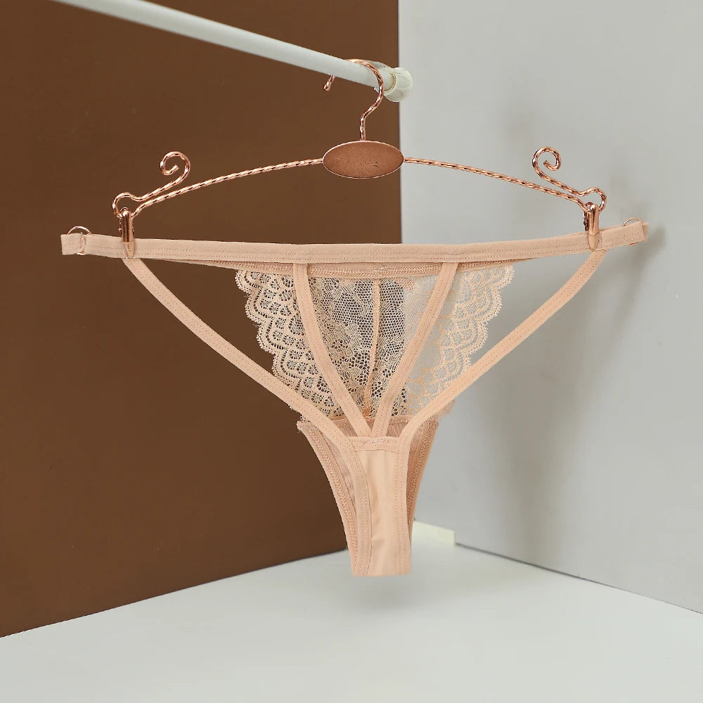 Sexy Lace Panties Women Low-waist Underwear Thong Ladies Lingerie Temptation Intimates Seamless Femlae Lingerie