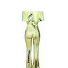 Women Sexy Bodycon 2 Piece Outfits V Neck Zip Up Long Sleeve Crop Top Midi Dress Skirt Set Plus Size Party Club Clubwear