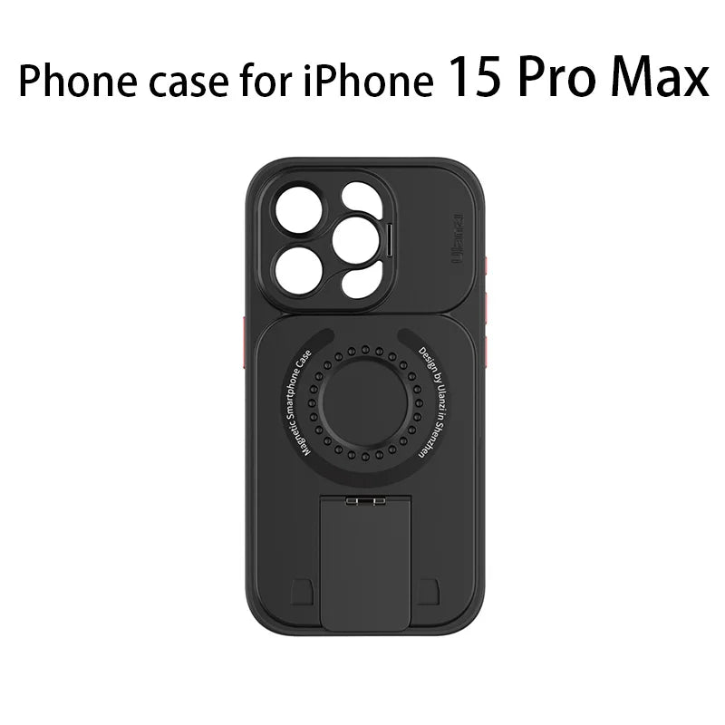 Ulanzi O-LOCK Phone Video Kit for iPhone 15 Pro/Pro Max 15M Remote Selfie Kit Magsafe Phone Case & Grip Handle Kit Vlog Kit