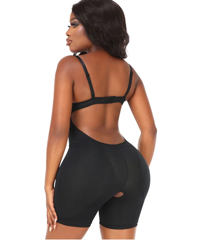 AfruliA Bodysuit Shapewear Padded Hip Enhancer Bra Cushion Butt Lifter Sexy Back Body Shaper Jumpsuits Fajas Colombianas Girdles