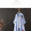 Women Cotton Embroidery Loose Long White Shirts 2025 Spring Autumn New Casual Office Lady Blouse Female Top Loose shirt