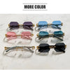 Hexagon Rimless Sunglasses Square Women Retro Men Sun Glasses Brand Designer Eyewear UV400 Shades Oculos Female Gafas