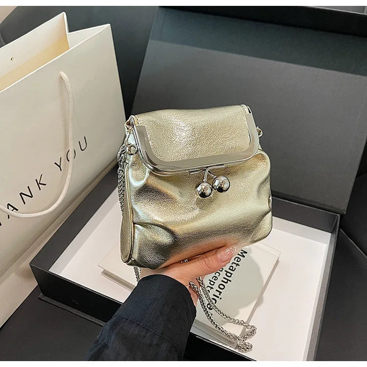 Trendy Korean Fashion Mini Square Bag Vintage Streetwear Elegant Crossbody Bags Casual Y2k Aesthetic Shoulder Handbags for Women