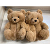 Highland Cow Fashion Bear Plush Slippers Women Men House Animals Soft Shoes Christmas Slipper Adults Indoor Shoes