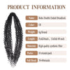 Handmade Dreadlocks Hair Extensions 24Inch Soft Crochet Dreadlock Braids Hair Synthetic Faux Locs Braids Hair For Women And Men