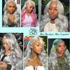 Cosplay Body Wave Silver Grey 13X4 Lace Front Wigs Human Hair 13x6 HD Lace Front Wigs Remy Brazilian 613 Colored Human Hair Wigs