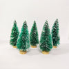 5/8pcs Mini Christmas Trees Small Artificial Christmas Tree Ornament Cedar Pine Sisal Tabletop Merry Christmas Party Decoration