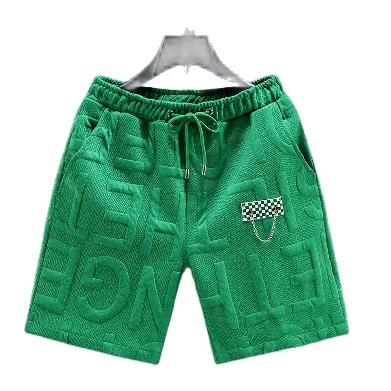 Fashion Plaid Shorts Men Summer Plus size M-7XL Comfortable Clothes Elastic Waist Clothing Male Breathable Short Trousers