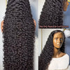 Snwprin 360 HD Full Lace Curly Human Hair Wigs Preplucked 13x6 Lace Frontal Wig Deep Wave Glueless Human Hair Ready To Wear 30In