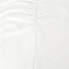 Ahagaga Sexy Club Sheath Women's Long Party Dresses Fashion Deep V-Neck Folds Solid Long Sleeves High Split Female Vestidos Robe