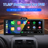 11.26 Inch 4K DVR Wireless CarPlay & Android Auto Dash Cam Bluetooth Audio GPS Navigation Dashboard Dual Lens Video Recorder