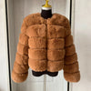 Damenmode Kunstpelzmantel superheiß Herbst Winter Damen kurze Kunstfuchsjacke flauschig hohe Qualität 7XL Damen Pelzmäntel