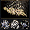 Chandelier K9 Crystal Pendant Ball Square Chandelier Lighting Fixture Raindrop Curtain Glass Chandelier LED Light