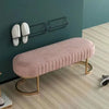 Ottomans Long Sofa Bench, Nordic Fabric Shoe Changing Bench, Home Doorway Corridor Fitting Room Chair