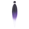Pre-stretched Braids Synthetic Hair Professional Itch Free Hot Water Setting Fiber 30'' Ombre Yaki Texture Braid Hair Extensions