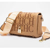 Fashionable Classic Light Luxury Design Exquisite Craftsmanship Women's New Shoulder Bag Letter PU Material Crossbody Bag